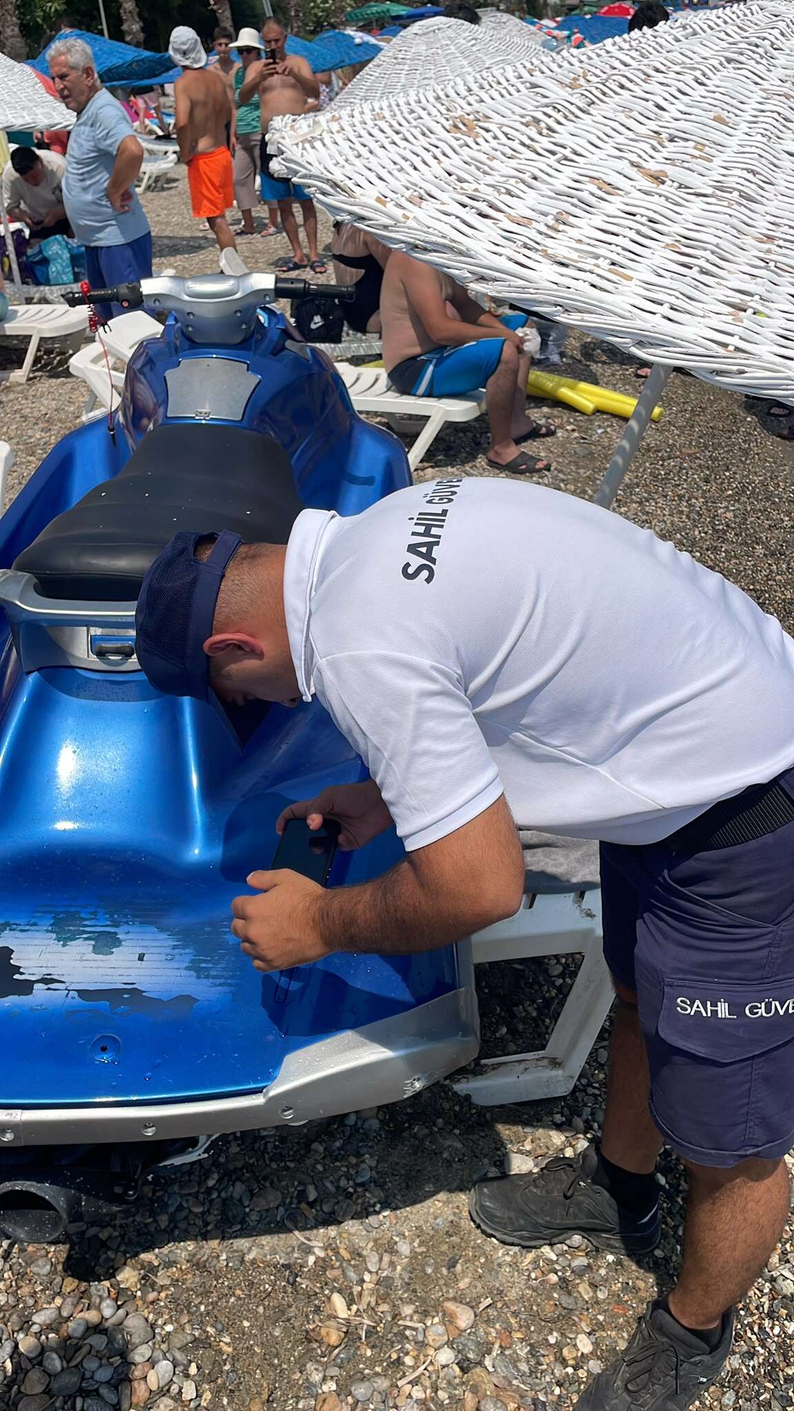 Muğla’da Jet Ski Sahile Daldı 3